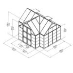 Chalet 12′ x 10′ Greenhouse - Image 10