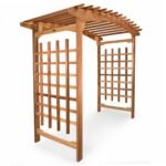 8′ Cedar Walk-Through Garden Arbor