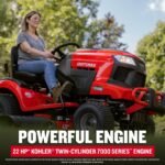 CRAFTSMAN T2400K | 46in 22HP TURN TIGHT Gas Riding Lawn Mower | KOHLER Twin-Cylinder 7000 Series Engine | Hydrostatic Transmission - Image 3
