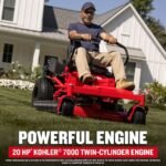 CRAFTSMAN Z5200 | 42 in Gas Zero-Turn Riding Lawn Mower | 20HP Kohler 7000 Twin-Cylinder Engine | High Back Seat (17RRFACS093) - Image 4