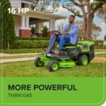 60V 30″ CrossoverT Riding Lawn Tractor with (4) 8.0 Ah Batteries and 600-Watt Charger - Image 6