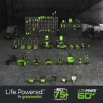60V 25″ SP Mower 3PC Combo Kit, 16″ String Trimmer and 610CFM Blower - Image 16