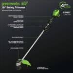 60V 25″ Self-Propelled Lawn Mower 4-pc Combo Kit: (2) 4.0 Ah Batteries and Dual-Port Charger - Image 5
