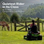 60V 42″ Cordless Battery CrossoverT Riding Lawn Mower: (6) 8.0 Ah Batteries and (3) Dual-Port Turbo Chargers - Image 18