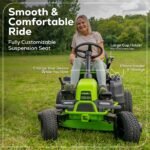 60V 42″ Cordless Battery CrossoverT Riding Lawn Mower: (6) 8.0 Ah Batteries and (3) Dual-Port Turbo Chargers - Image 19