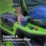 60V 30” CrossoverT Riding Lawn Tractor with (2) 8.0 Ah, (2) 4.0 Ah Batteries & 600-Watt Charger - Image 15