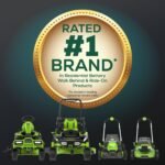 60V 42″ Cordless Battery CrossoverT Riding Lawn Mower: (6) 8.0 Ah Batteries and (3) Dual-Port Turbo Chargers - Image 4