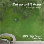 60V 42″ Cordless Battery CrossoverT Riding Lawn Mower: (6) 8.0 Ah Batteries and (3) Dual-Port Turbo Chargers - Image 13