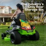 60V 42″ Cordless Battery CrossoverT Riding Lawn Mower: (6) 8.0 Ah Batteries and (3) Dual-Port Turbo Chargers - Image 15