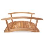 6′ Cedar Garden Bridge & Handrails - Image 2