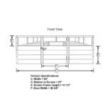 Cedar Complete Raised Garden Bed Kit with Greenhouse Cover 8′ x 12′ - Image 26