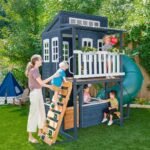 Cozy Escape Playhouse – Navy – Installation Available - Image 3