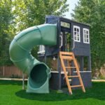 Cozy Escape Playhouse – Navy – Installation Available - Image 4