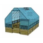 Cedar Complete Raised Garden Bed Kit with Greenhouse Cover 8′ x 12′ - Image 24