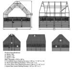 Cedar Complete Raised Garden Bed Kit with Greenhouse Cover 8′ x 12′ - Image 25